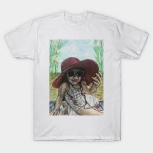 Just a girl with a hat T-Shirt